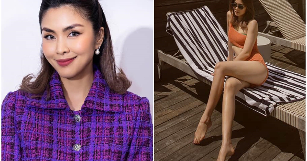 Tăng Thanh Hà khoe dáng với bikini