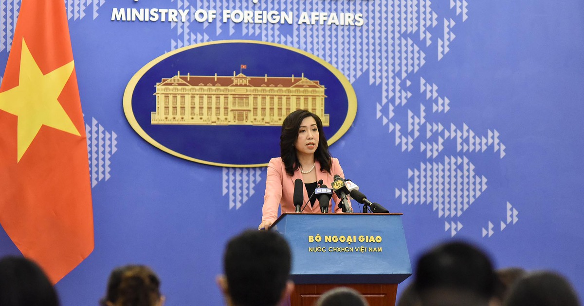 Bộ Ngoại giao phản ứng về thông tin luyện tập quân sự với Nga