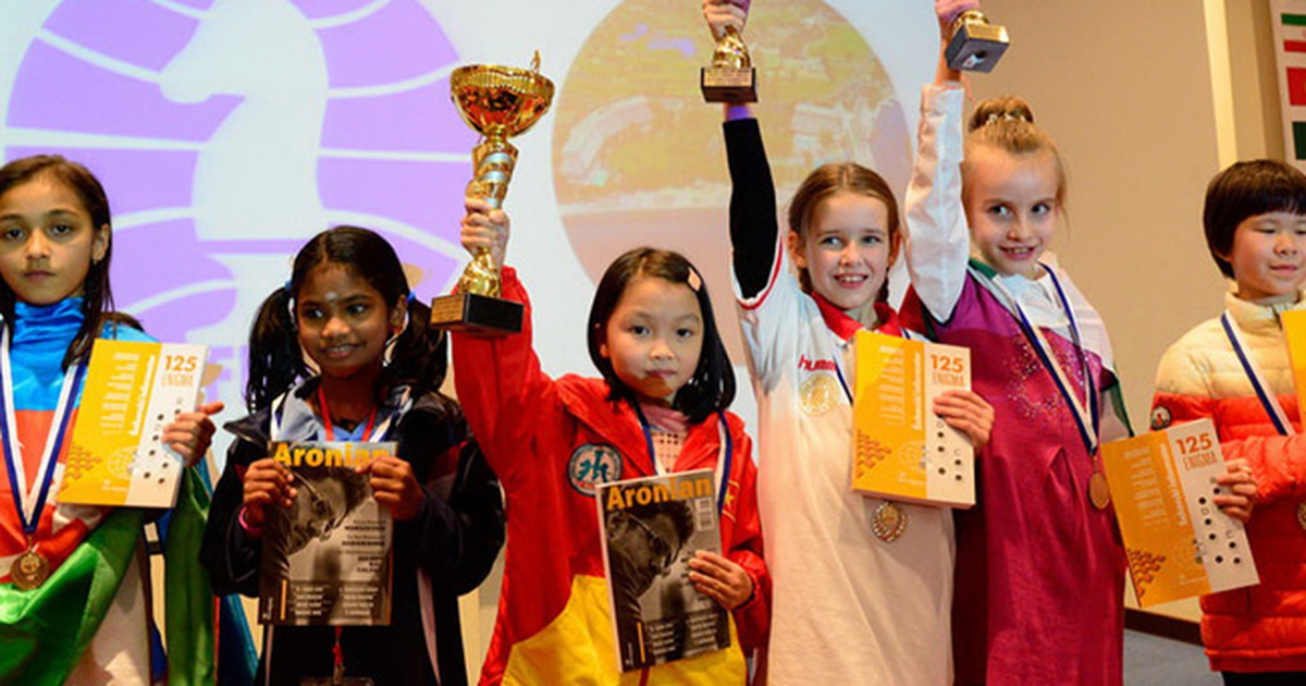 Cờ vua Việt Nam có thêm nhà vô địch trẻ thế giới