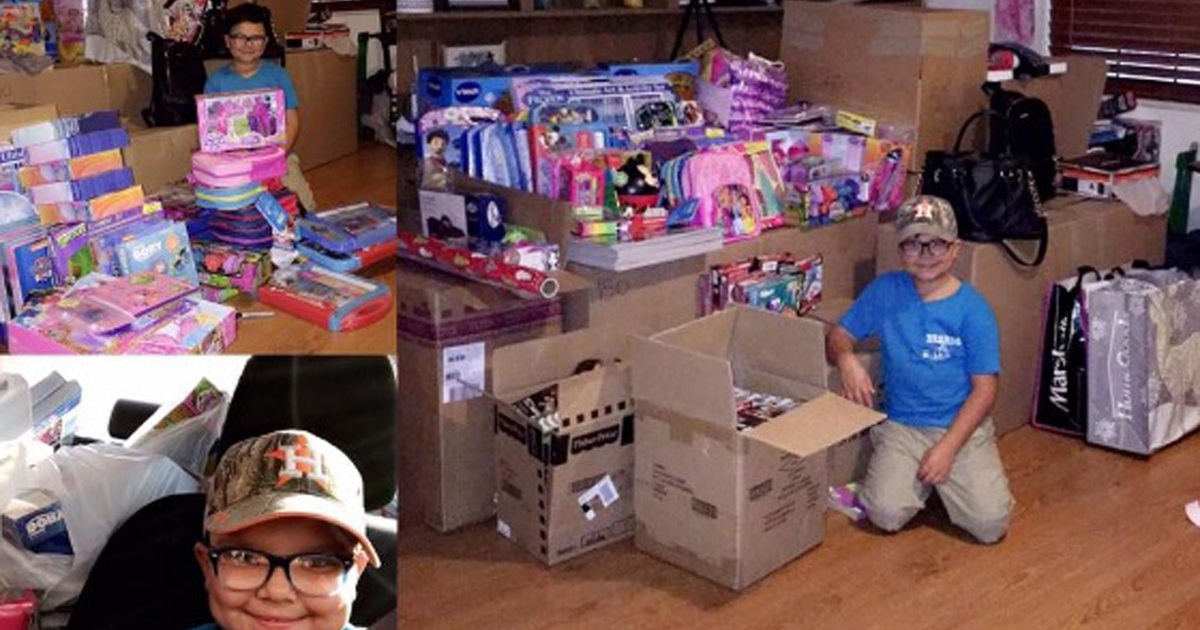 Cậu bé 8 tuổi gom góp hơn 600 đồ chơi tặng bệnh nhi