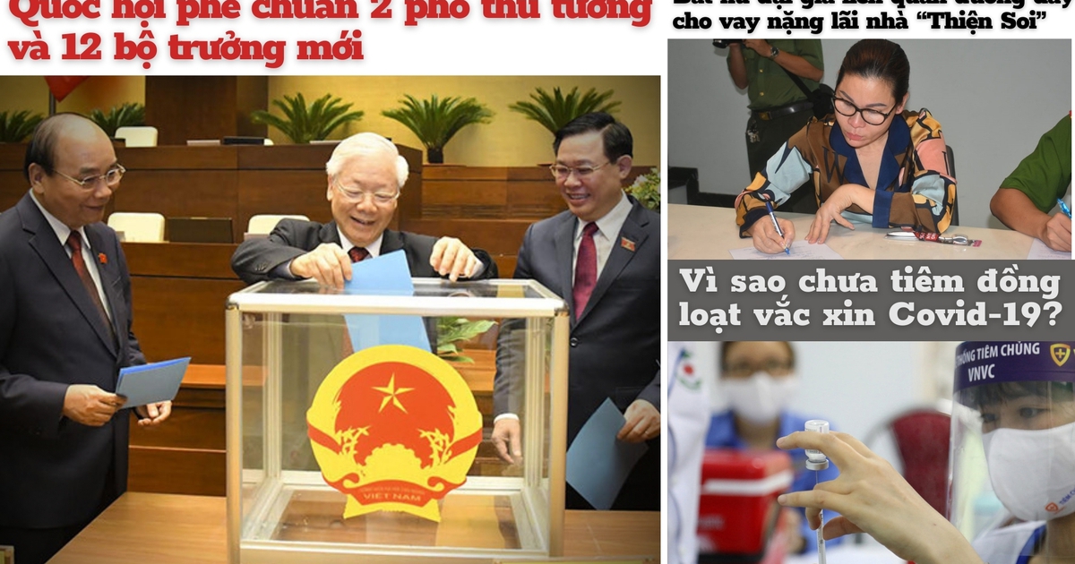 Tin tức thời sự đặc biệt báo in ngày 9.4.2021