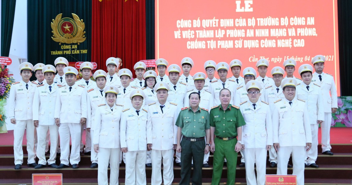 Cần Thơ thành lập Phòng An ninh mạng, phòng chống tội phạm sử dụng công nghệ cao