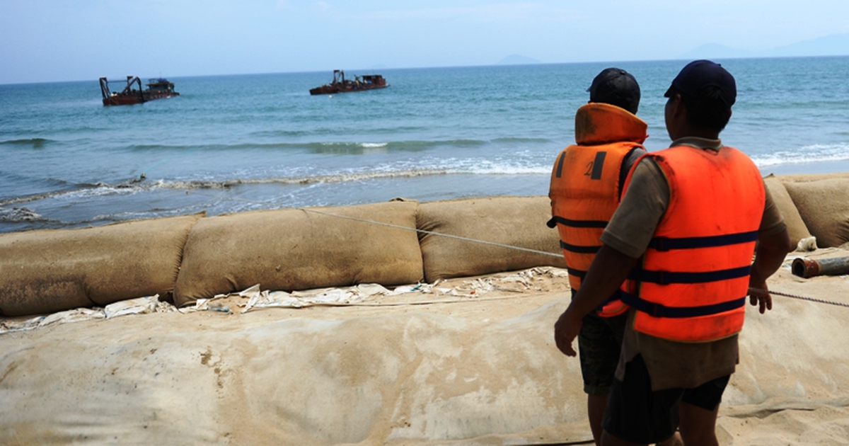 Dự án nạo vét luồng Cửa Đại triển khai sau 6 tháng tạm dừng