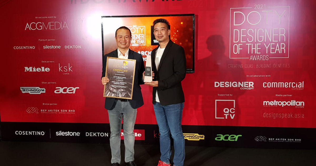 VTN Architects đạt giải nhà thiết kế có tầm ảnh hưởng nhất châu Á 2021