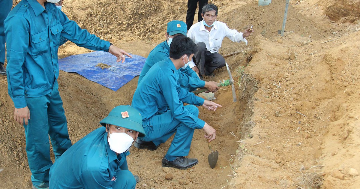 Bình Định: Quy tập nhiều hài cốt liệt sĩ tại hố chôn tập thể
