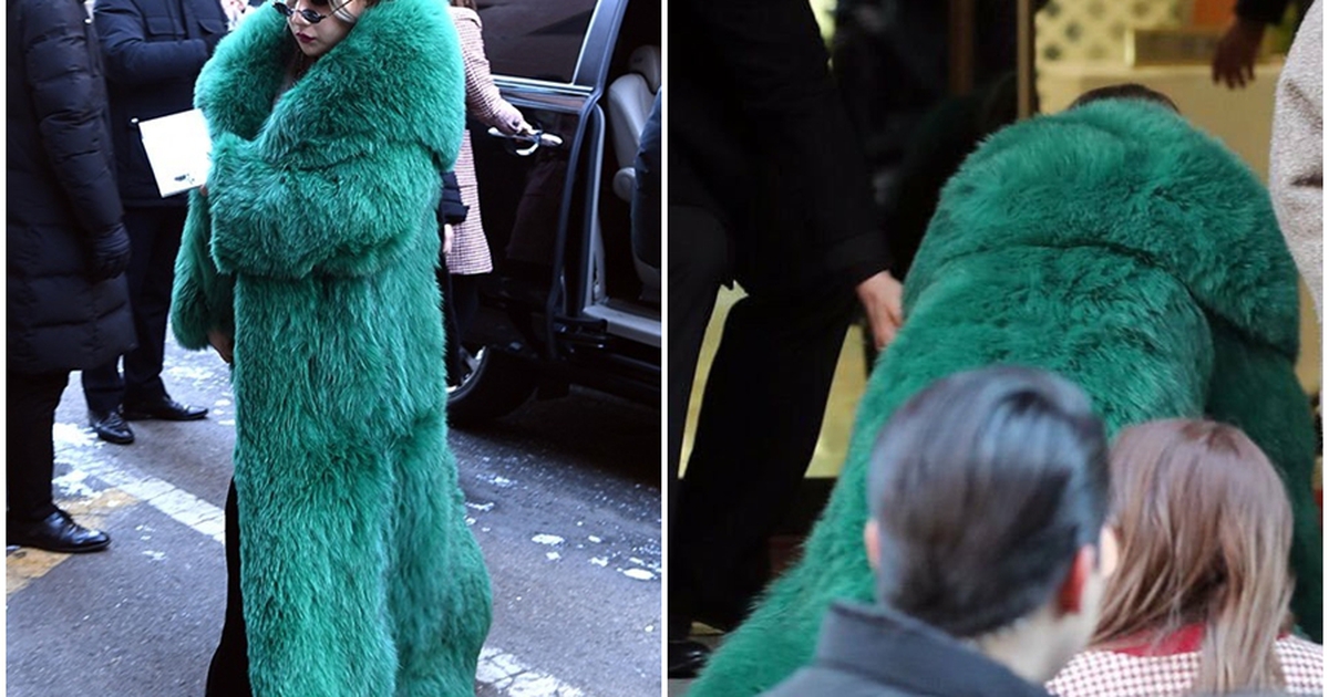 Dự đám cưới Taeyang - Min Hyo Rin, nữ ca sĩ CL vấp té vì áo quá dài