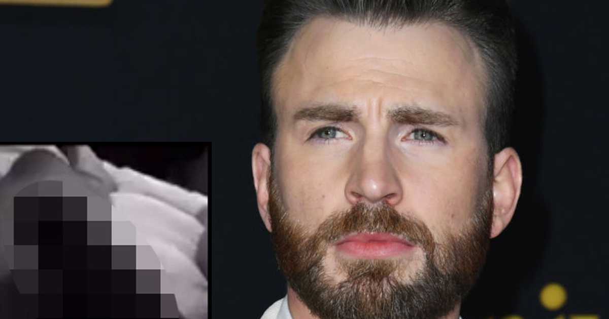 Đội trưởng Mỹ' Chris Evans vô tình để lộ ảnh nhạy cảm