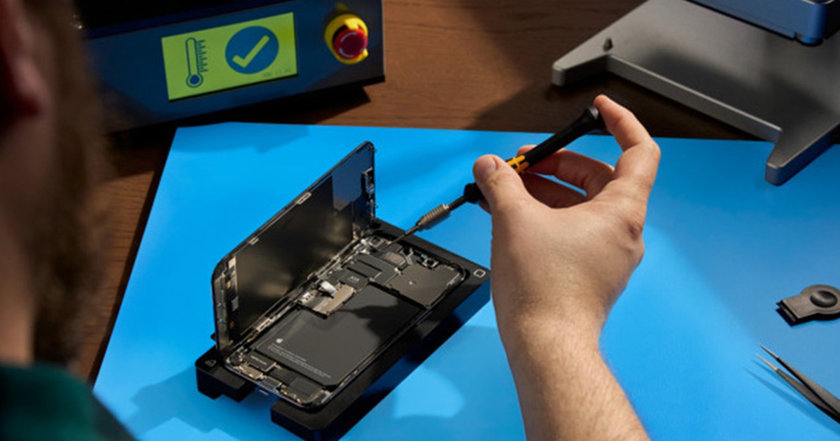 Choáng với giá linh kiện tự sửa chữa của Apple