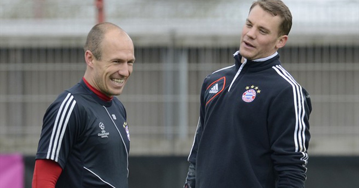 Bayern Munich nhận tin vui về Robben và Neuer