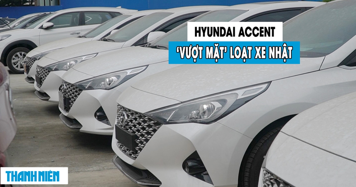 Vượt mặt loạt xe Nhật, Hyundai Accent trở thành sedan hạng B hút khách nhất