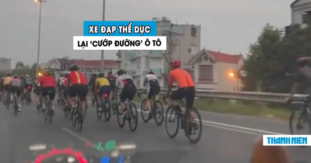 Phẫn nộ xe đạp thể dục lại ‘cướp đường’ ô tô ở Hà Nội