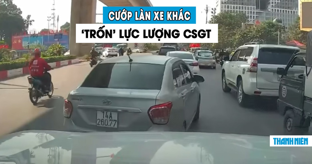 Chạy ẩu gặp CSGT, tài xế lái ô tô tạt đầu xe khác ‘cướp đường’ trắng trợn