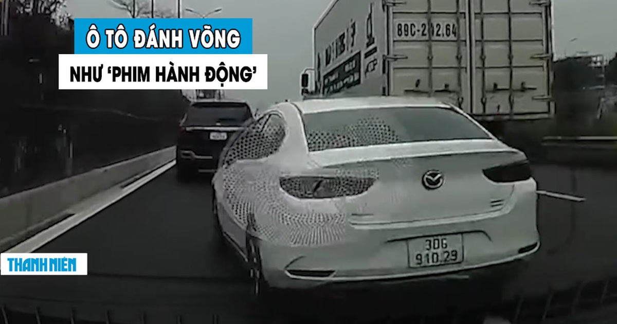 Dân mạng phẫn nộ tài xế lái ô tô đánh võng như ‘phim Mỹ’ trên quốc lộ