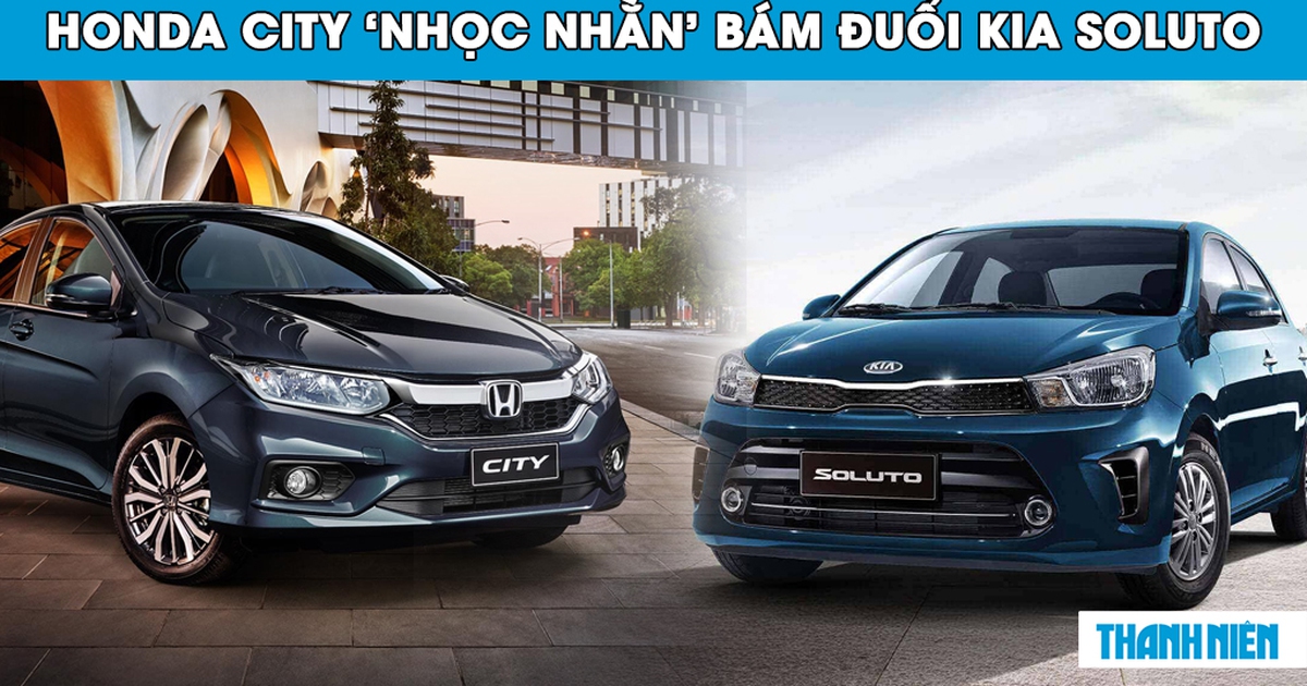 Honda City ‘nhọc nhằn’ bám đuổi doanh số Kia Soluto