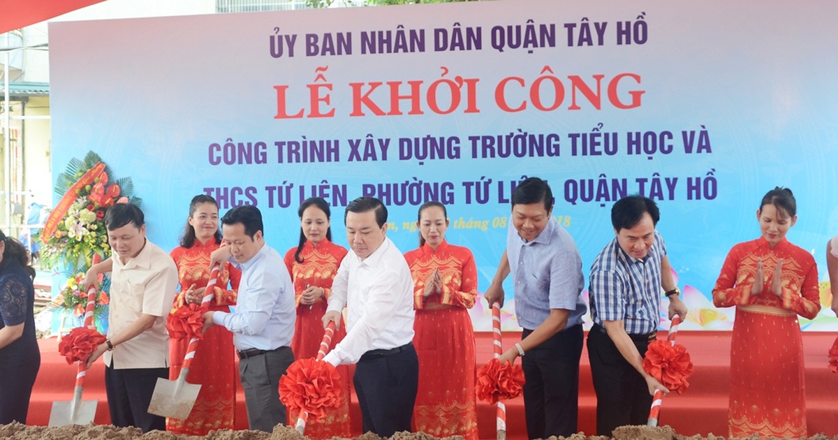 Đầu tư hơn 90 tỉ đồng xây trường, chấm dứt cảnh học nhờ trong đình làng