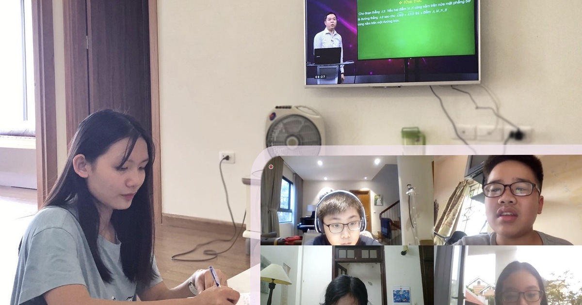 Hà Nội: Trường phổ thông đầu tiên chuyển sang học trực tuyến phòng chống Covid-19