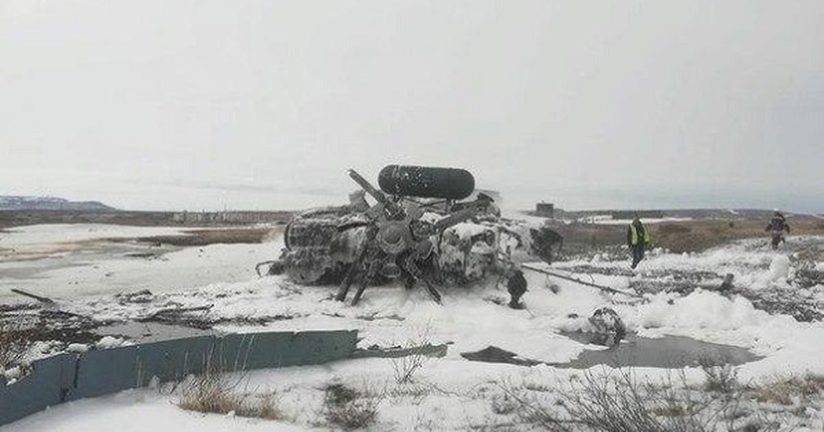 Hai trực thăng quân sự Nga rơi trong vòng 1 tuần, 7 người chết