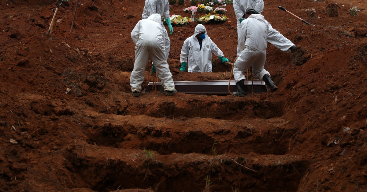 Thêm gần 1.440 người chết, Brazil vượt Ý về số ca Covid-19 tử vong