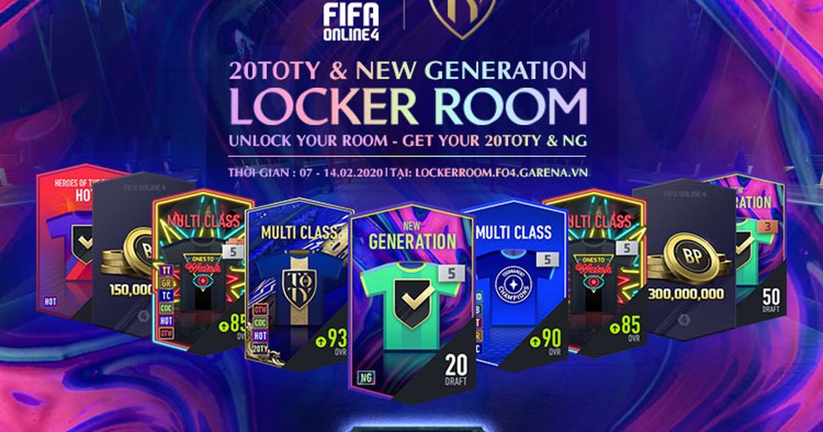 FIFA Online 4: 'Locker Room' trở lại với cơ hội sở hữu siêu sao thế hệ mới