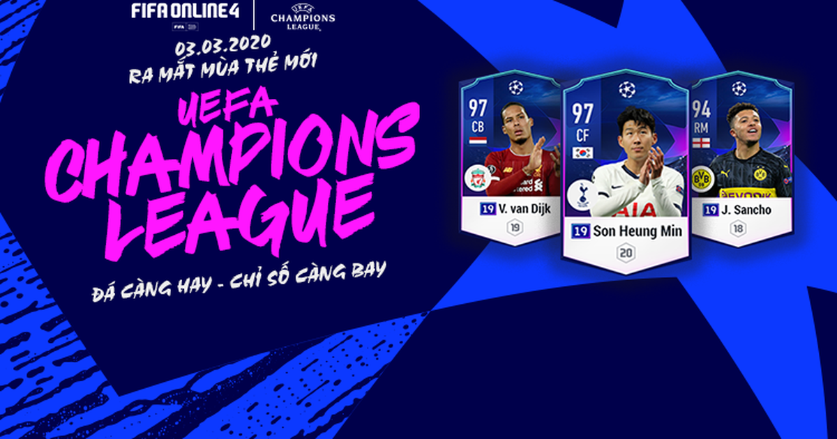 FIFA Online 4 ra mắt mùa thẻ mới 19UCL đón đầu loạt trận lượt về UEFA Champions League