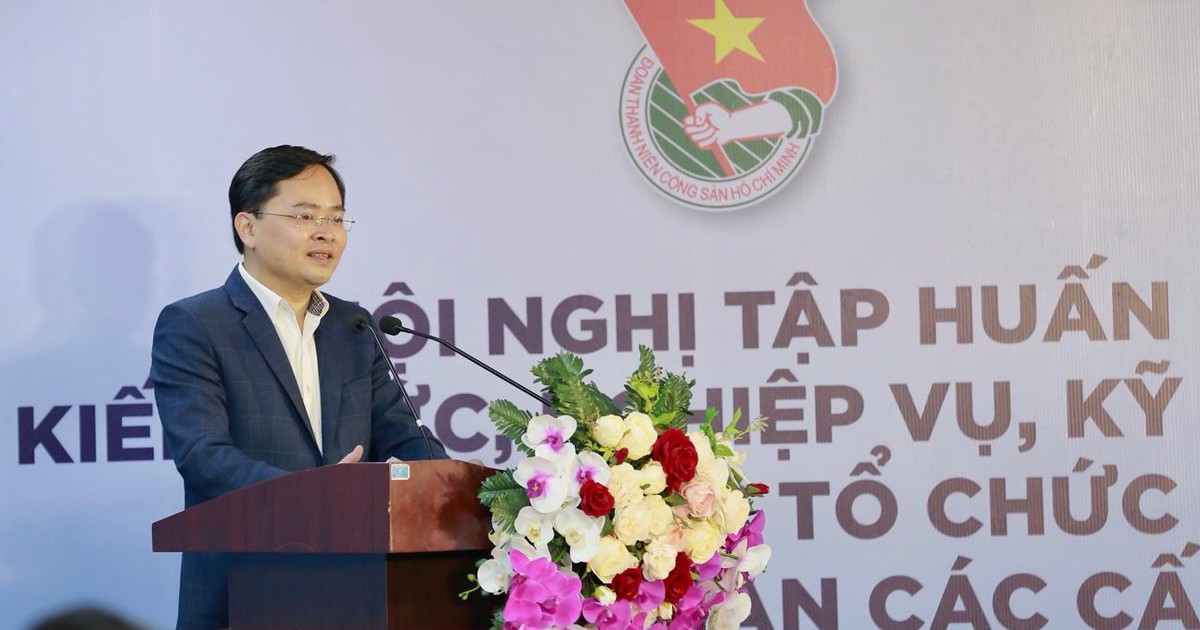 1.000 cán bộ Đoàn được tập huấn tổ chức Đại hội Đoàn các cấp