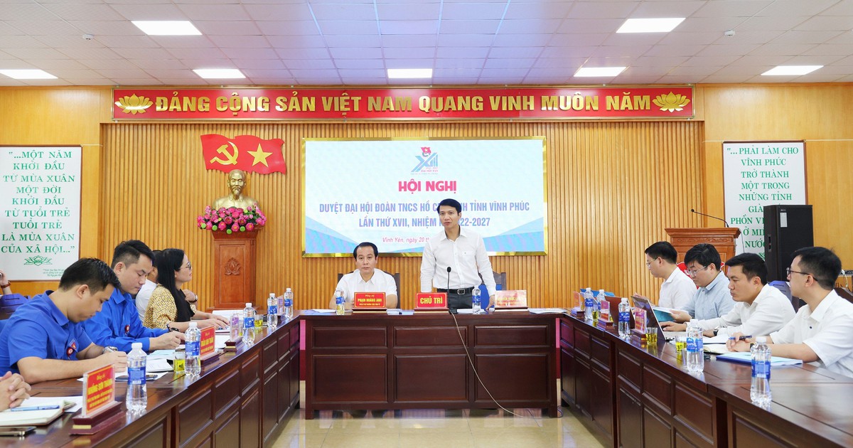 T.Ư Đoàn duyệt Đại hội Đoàn Thanh niên tỉnh Vĩnh Phúc