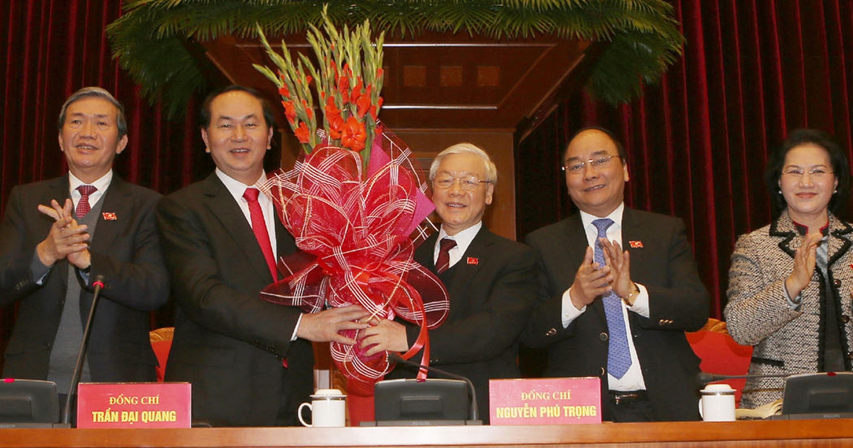 Ông Nguyễn Phú Trọng tái đắc cử chức Tổng bí thư