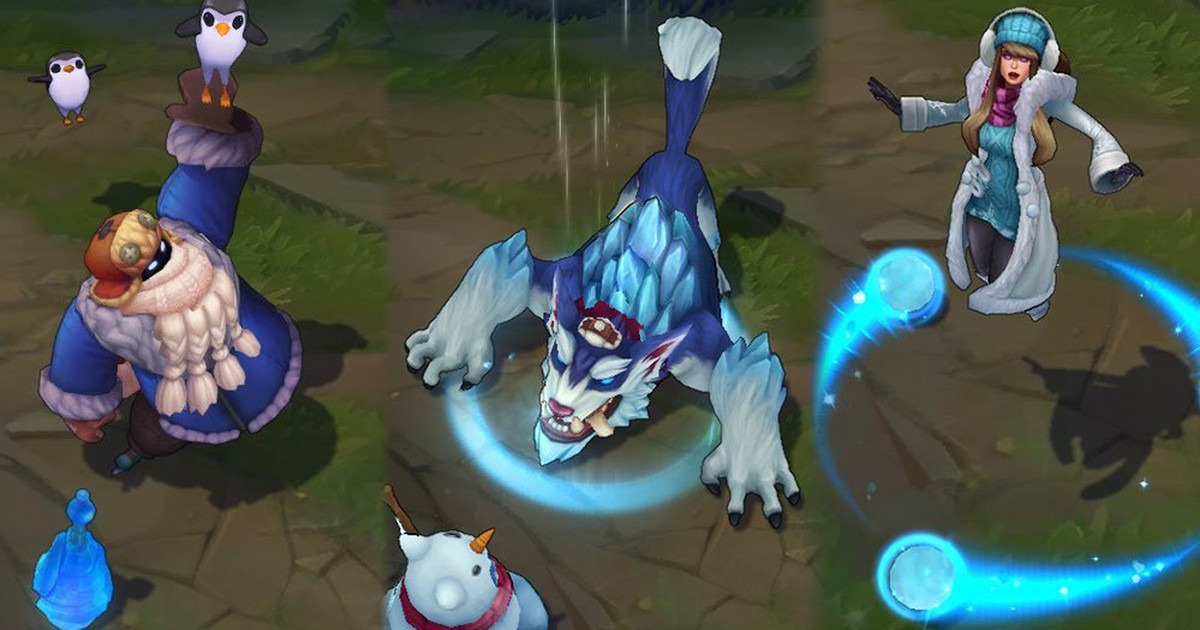 LMHT: Bard, Gnar, Syndra diện trang phục Mùa Đông Kỳ Diệu cực đẹp