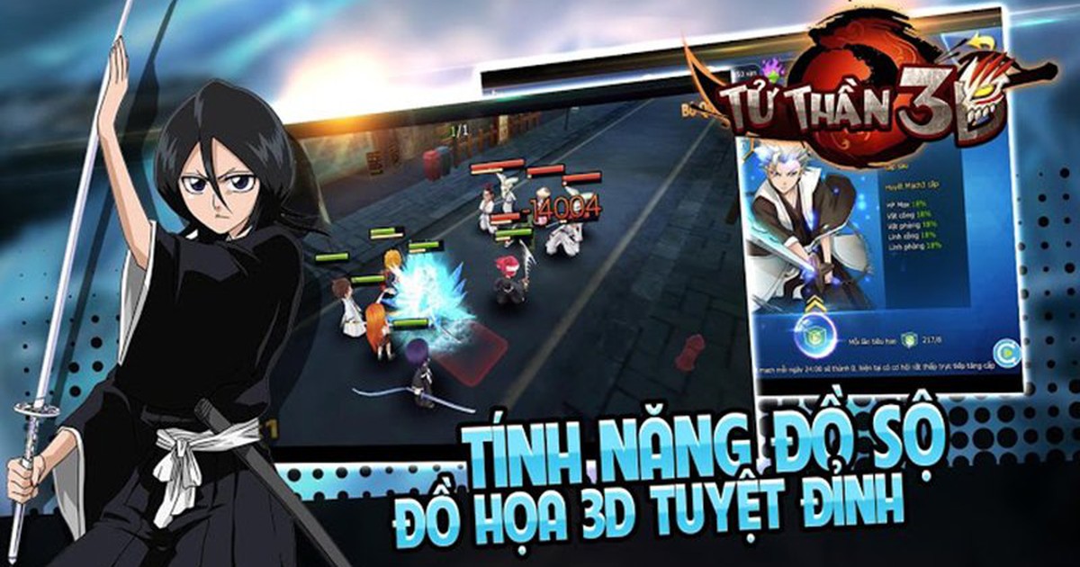 Tử Thần 3D tặng Giftcode ra mắt phiên bản mới, máy chủ mới