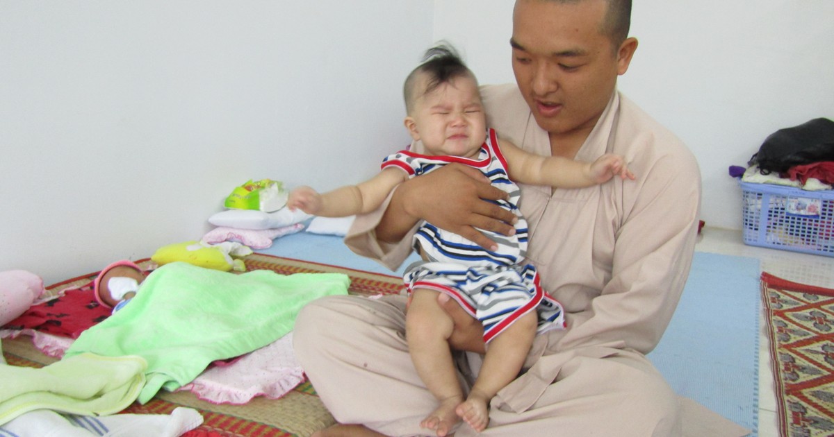 Ngôi chùa cưu mang nhiều em bé bị cha mẹ bỏ rơi