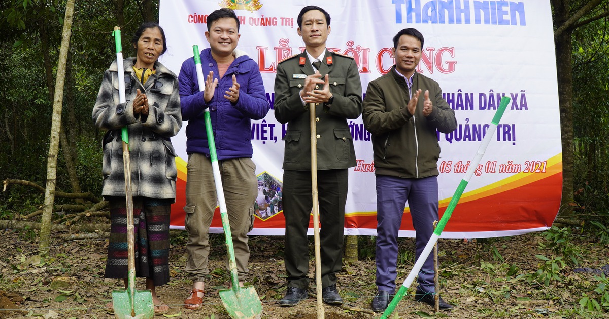 Thanh Niên khởi công xây nhà tặng người dân vùng sạt lở