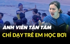 Ánh Viên chạy xe hơn 30 km tới lớp bơi miễn phí dạy các em nhỏ