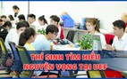 Thí sinh tìm hiểu nguyện vọng và thi tiếng Anh trải nghiệm miễn phí tại Trường ĐH Kinh tế - Tài chính TP.HCM 