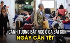 Cảnh tượng bất ngờ ở ga Sài Gòn ngày cận tết