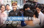 Nhu cầu tăng vọt, cửa hàng đắt khách dịp tết: Giới trẻ chen nhau tới thuê
