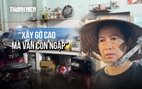 Buổi tối chật vật vì mưa lớn: Người kê bếp, người chắn cửa, người dắt xe qua dòng nước