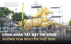 Cận cảnh linh vật ngựa khổng lồ cao 7 m vừa 'đổ bộ' Đường hoa Nguyễn Huệ 2026