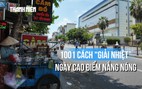 TP.HCM ngày cao điểm nắng nóng, người dân tìm đủ mọi cách 'giải nhiệt'