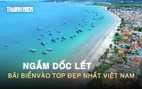 Ngắm Dốc Lết - bãi biển hoang sơ của Khánh Hòa vào tốp đẹp nhất Việt Nam