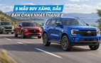 5 mẫu SUV máy xăng, dầu bán chạy nhất tháng Ngâu