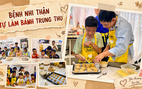 Vừa chạy thận về, bệnh nhi hóa 'đầu bếp' tự tay làm bánh Trung thu