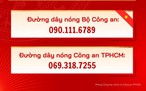 Công an TP.HCM công bố đường dây nóng tiếp nhận phản ánh tiêu cực, hành chính