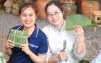 Khách sạn Yasaka Nha Trang 'cầm tay chỉ việc' du khách gói bánh chưng tết

