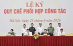 Lễ ký quy chế phối hợp quốc phòng, an ninh và đối ngoại