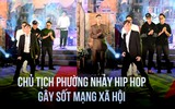 Sốt xình xịch chủ tịch phường ở Hà Nội nhảy hip hop khiến người dân reo hò