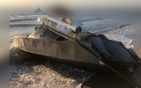 Xem trực thăng Nga săn xuồng không người lái tự sát của Ukraine gần Crimea