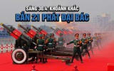 Cận cảnh màn bắn 21 phát đại bác sáng 30.4 ở bến Bạch Đằng