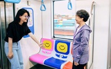 Vì sao một số ghế trên tàu metro số 1 TP.HCM đổi màu nổi bật?