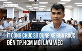 Lý do ít công chức sử dụng xe đưa rước miễn phí đến TP.HCM làm việc