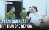 Công an thông tin vụ cả làng 'rủ nhau' sản xuất thịt trâu gác bếp giả